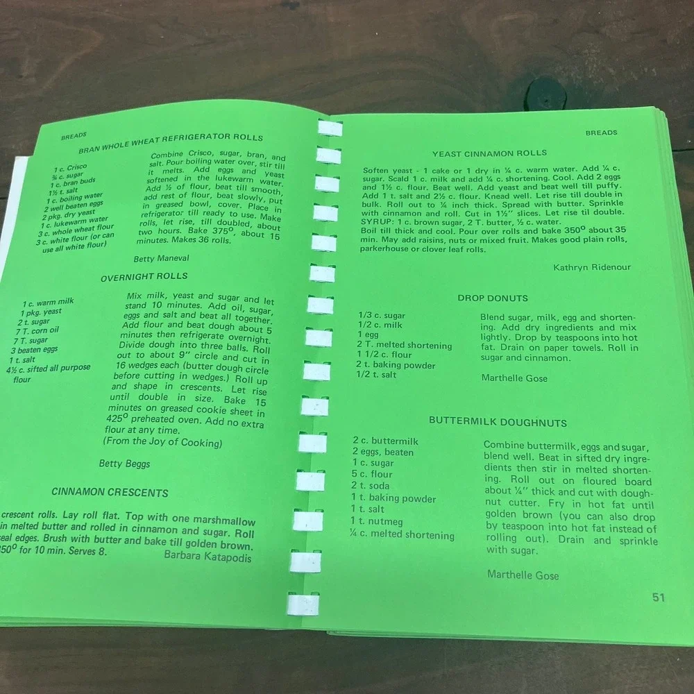 The Asbury Cookbook United Methodist Women 1981 Church Recipes Tulsa Oklahoma